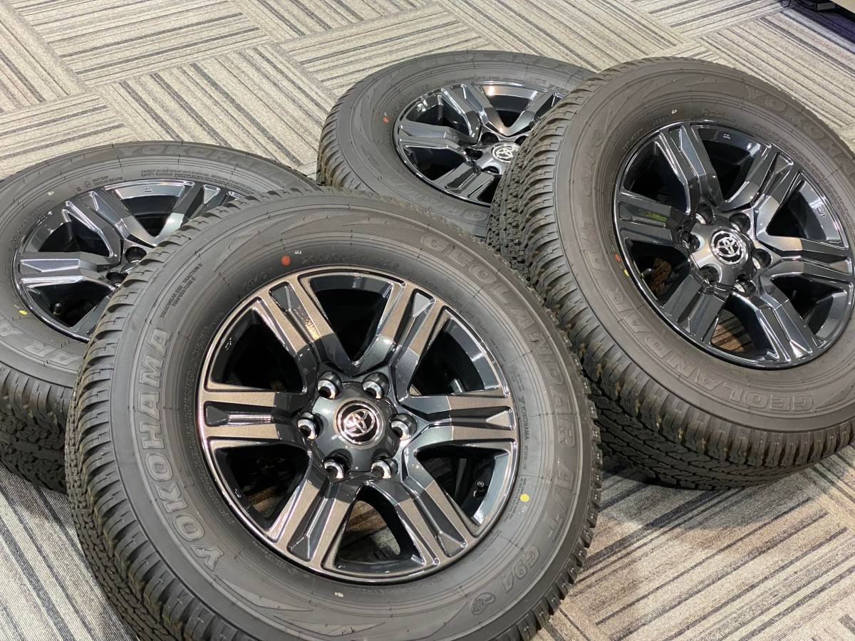 新車外し】 トヨタ ハイラックス Zグレード 純正アルミホイール265