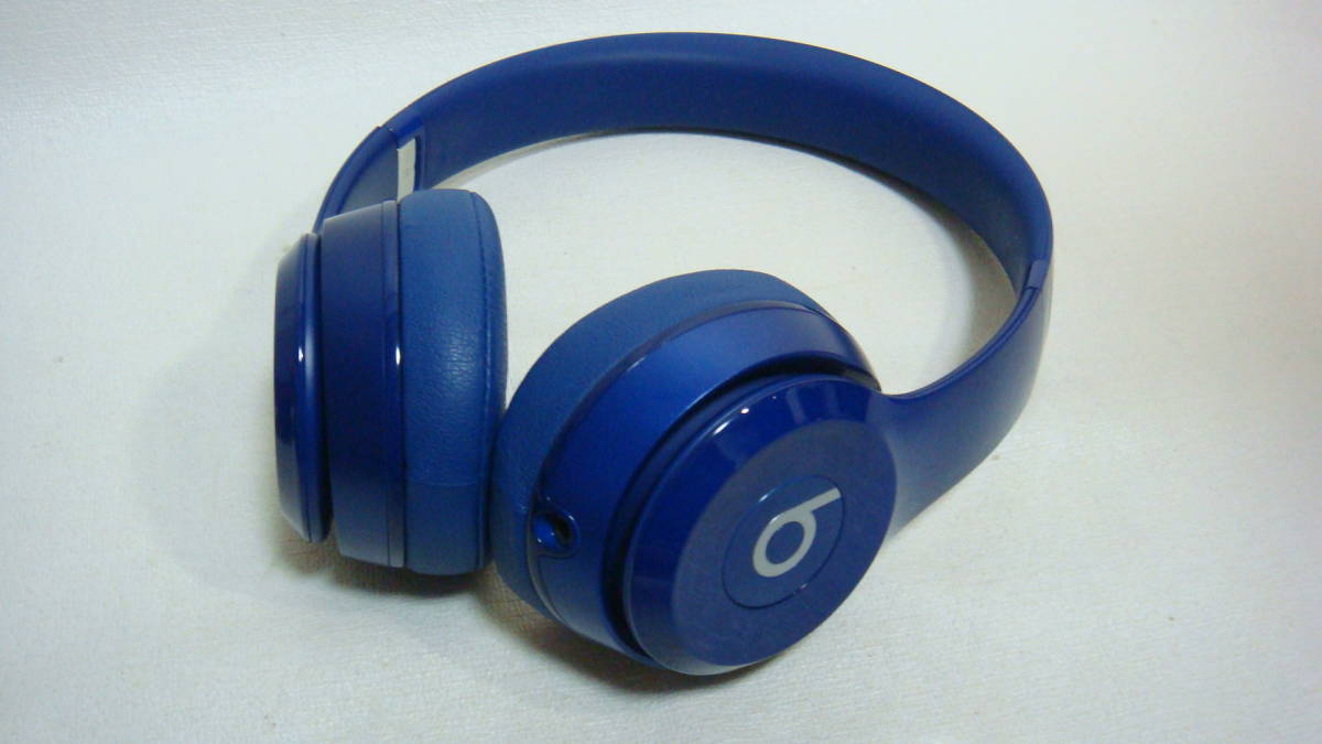 1日元開始Beats by Dr.Dre Solo2密封入耳式耳機藍B0518 原文:1円スタート Beats by Dr.Dre Solo2 密閉型オンイヤーヘッドホン ブルー B0518