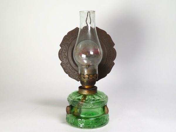 爆売り! 【5408】戦前保証 古いガラス オイルランプ(初品・買取品) 工芸ガラス 爆売り! 【5408】戦前保証 古いガラス オイルランプ(初品・買取品) 工芸ガラス