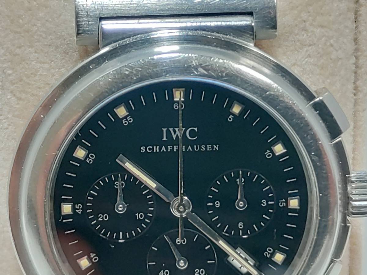 IWC SCHAFFHAUSEN Inter National часы Company IWC хронограф Date кварц мужской [ б/у ]