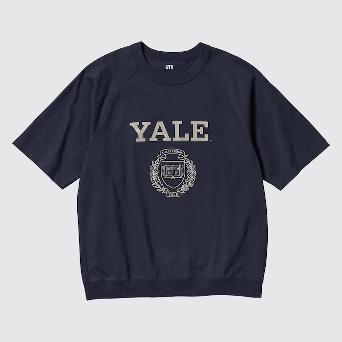 UNIQLO UT XL YALE グラフィックTシャツ UNIVERSITY LOGO イェール ヘビーウェイト（半袖・オーバーサイズフィット）ユニクロ_画像1