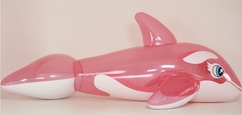 シャチ　ピンク　フロート　空気ビニール風船　浮き輪　レア　新製品　新品未開封　日本未発売_画像3