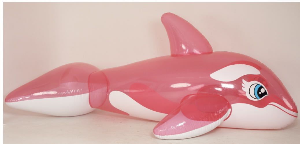 シャチ　ピンク　フロート　空気ビニール風船　浮き輪　レア　新製品　新品未開封　日本未発売_画像2