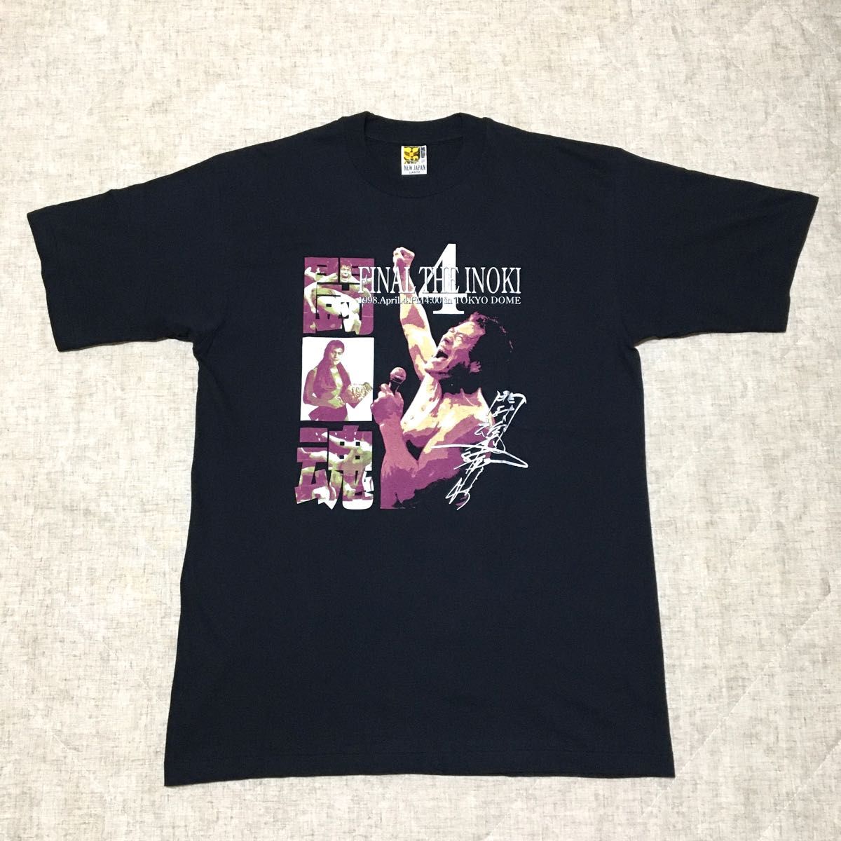 アントニオ猪木　引退記念　東京ドーム大会　Tシャツ 新日本プロレス　90s