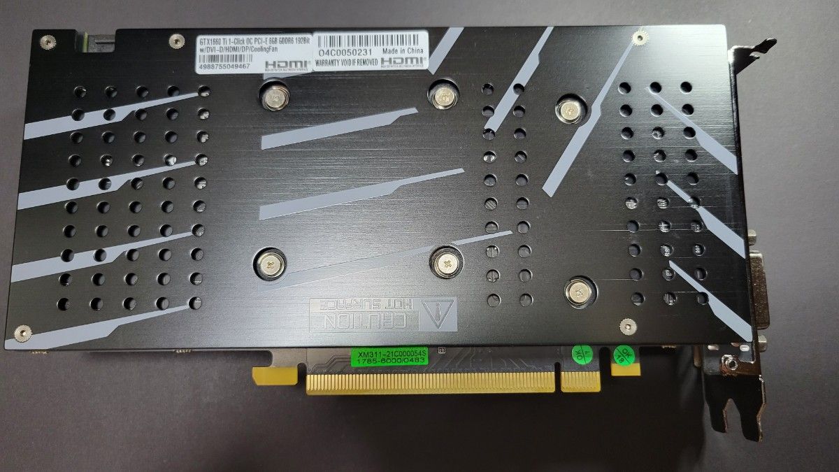 【値下げ】GG-GTX1660TI-E6GB/DF