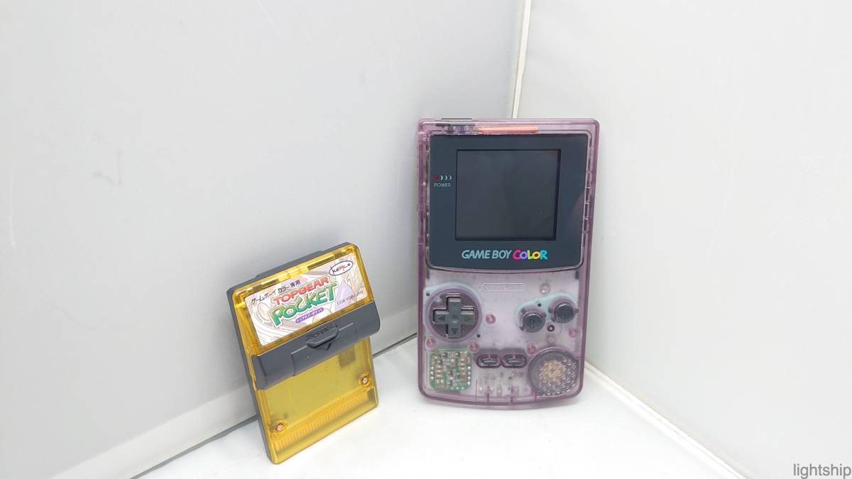 古典 動作確認済 美品 Nintendo 任天堂 GAME BOY COLORゲームボーイカラー スケルトンカラー GBC ゲーム付 topgear pocket 本体 古典 動作確認済 美品 Nintendo 任天堂 GAME BOY COLORゲームボーイカラー スケルトンカラー GBC ゲーム付 topgear pocket 本体