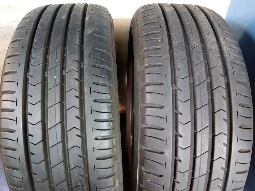  ブリヂストン 225/55R17 夏２本【富山】ブリジストン BRIDGESTONE ECOPIA エコピア NH100 中古 225/55/17 夏 225/55-17 _画像3