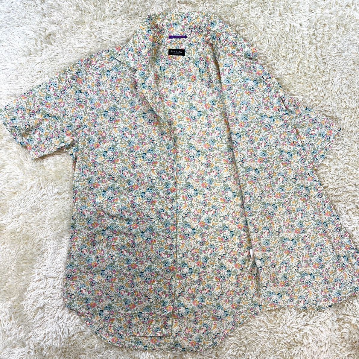 美品/希少L ポールスミスコレクション【圧巻の花柄】フラワー 総柄