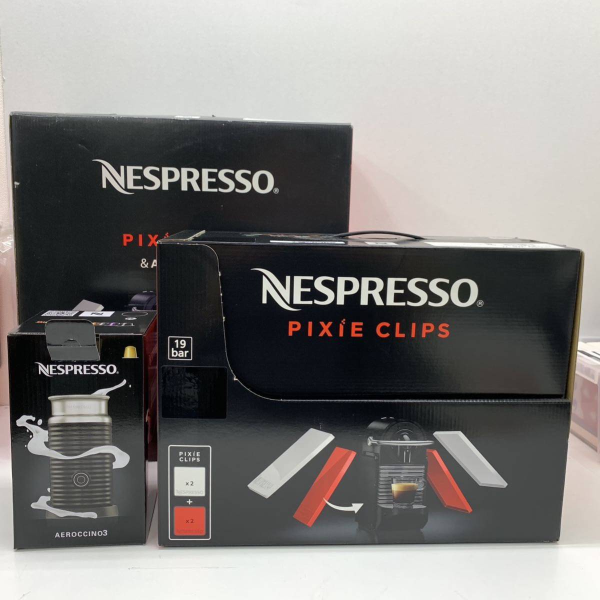 107H818☆未使用! NESPRESSO/ネスプレッソ D60C D60-WR-A3B PIXIE