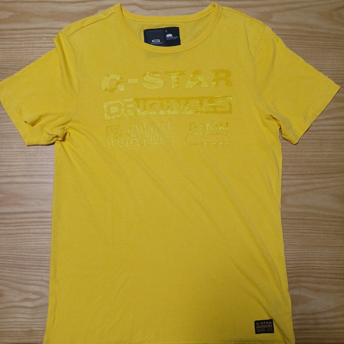 【即日発送】ジースターロウ ロゴプリント 半袖Tシャツ