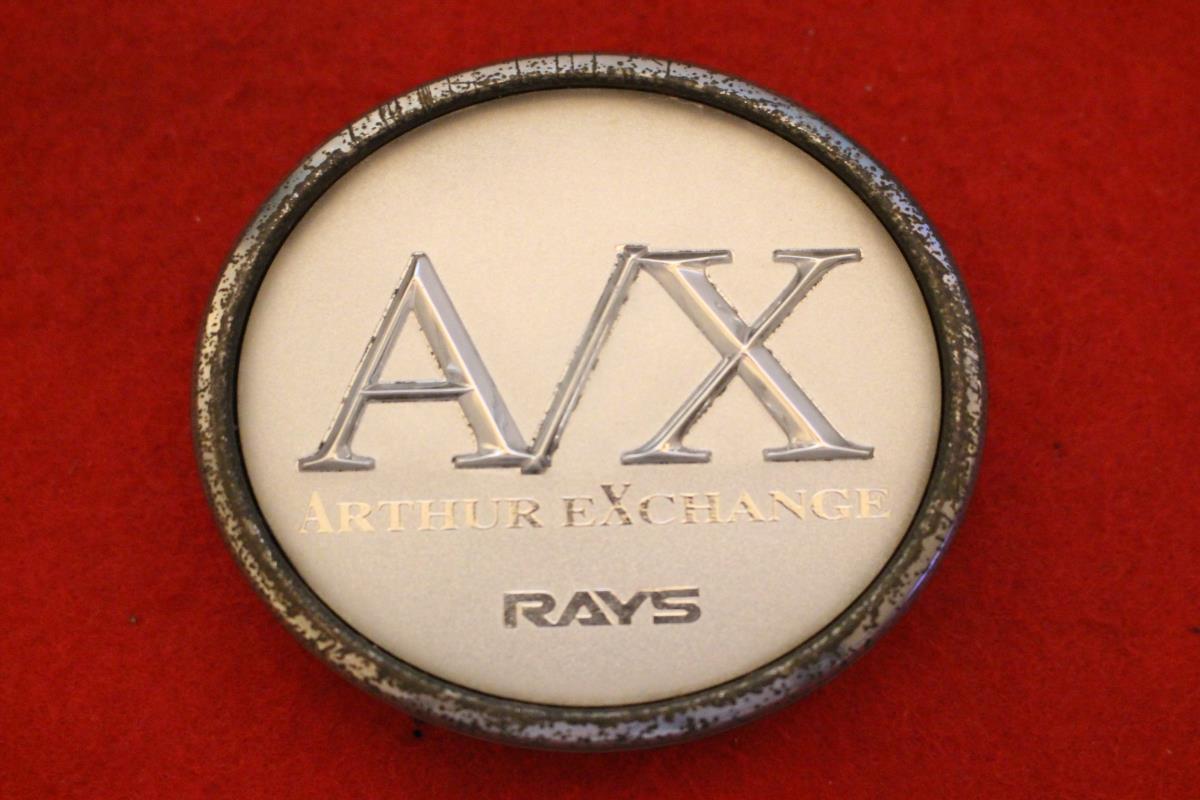 1枚RAYS AX 社外 中古 ホイール センターキャップ センターカバー エンブレム オーナメント cap_画像1