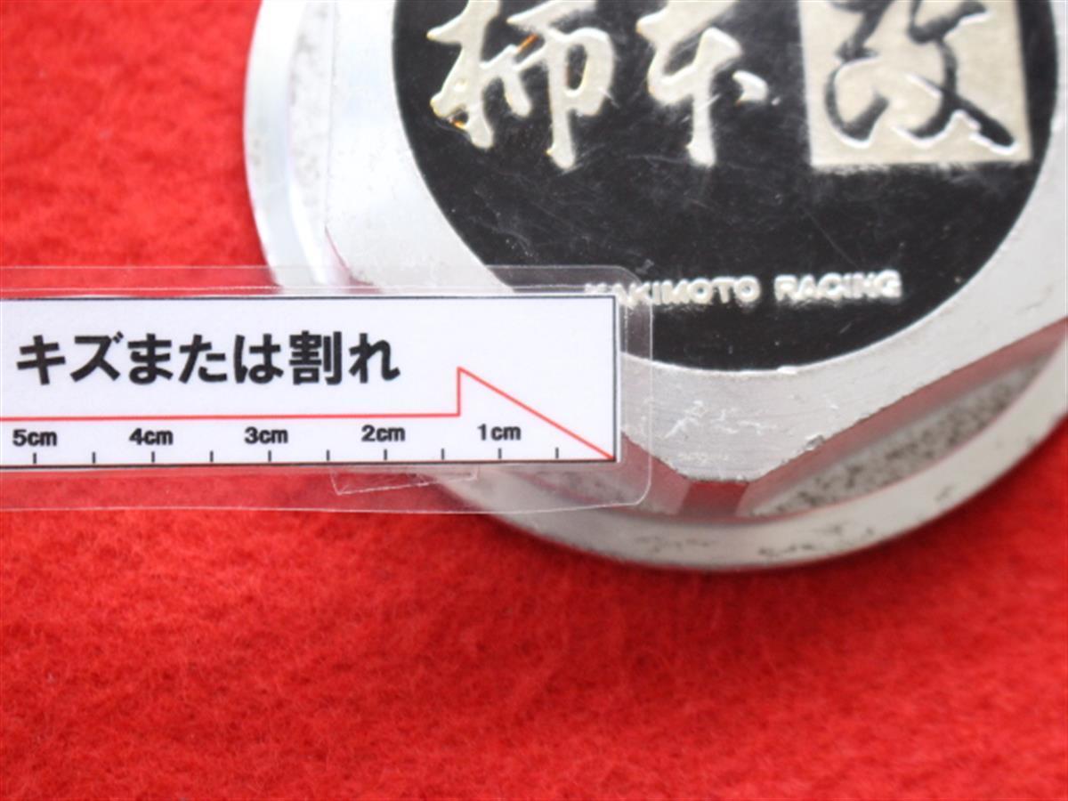 2枚 柿本改 N-GT (ゴールドロゴ) 社外 中古 ホイール センターキャップ センターカバー エンブレム　オーナメント_画像9