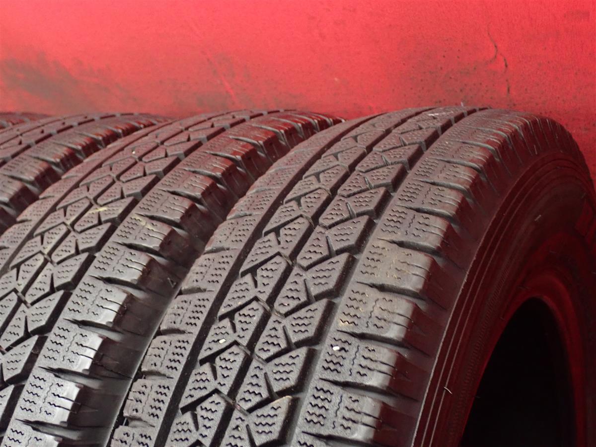 中古スタッドレス 155/80R14 88/86N 4本セット ブリヂストン ブリザック VL1 BRIDGESTONE BLIZZAK VL1 7分山 サクシード ファミリア バン_画像4