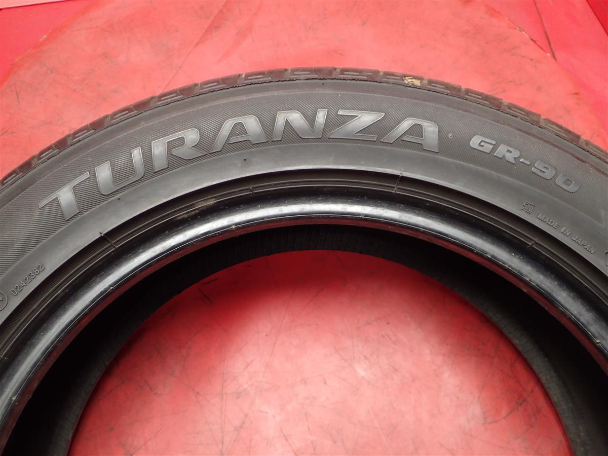 単品 タイヤ 1本 《 ブリヂストン 》 トランザ GR90 [ 215/55R17 94W ] 7.5分山★n17 エスティマ カムリ クラウン ティアナ オデッセイ_画像7