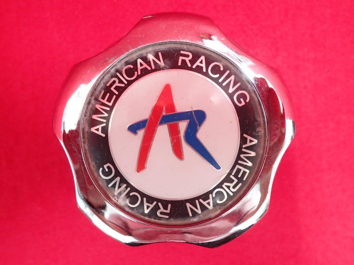 1枚 AMERICAN RACING アメリカンレーシング 社外 中古 センターキャップ センターカバー エンブレム オーナメント cap_画像1