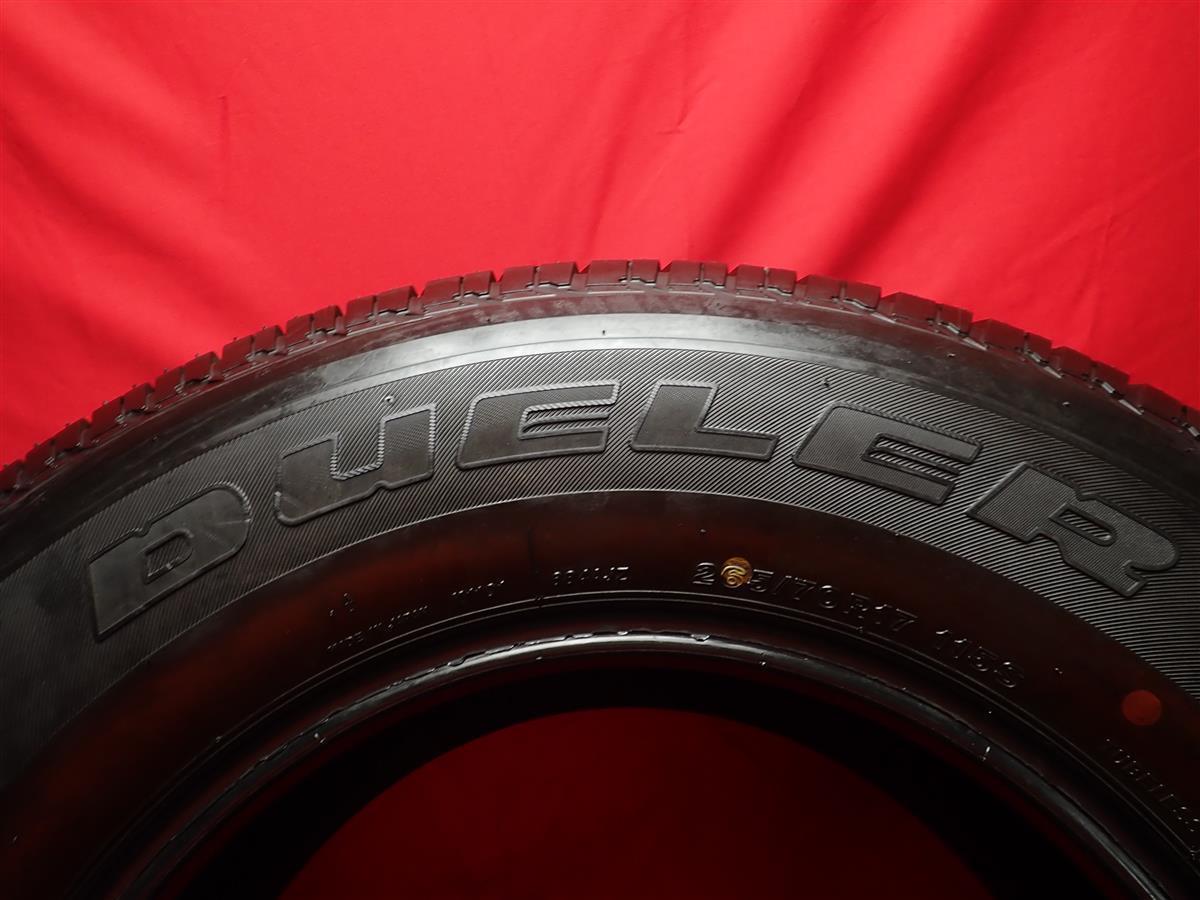 タイヤ4本 《 ブリヂストン 》 デューラー H/T 684II [ 265/70R17 115S ] 9.5分山★ FJクルーザー F150 エスカレード サバーバン n17_画像10