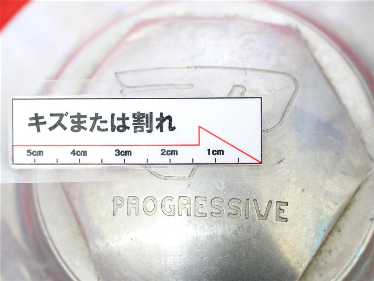 1枚 PROGRESSIVE 社外 中古 ホイール センタープレート センターカバー エンブレム オーナメント cap_画像6