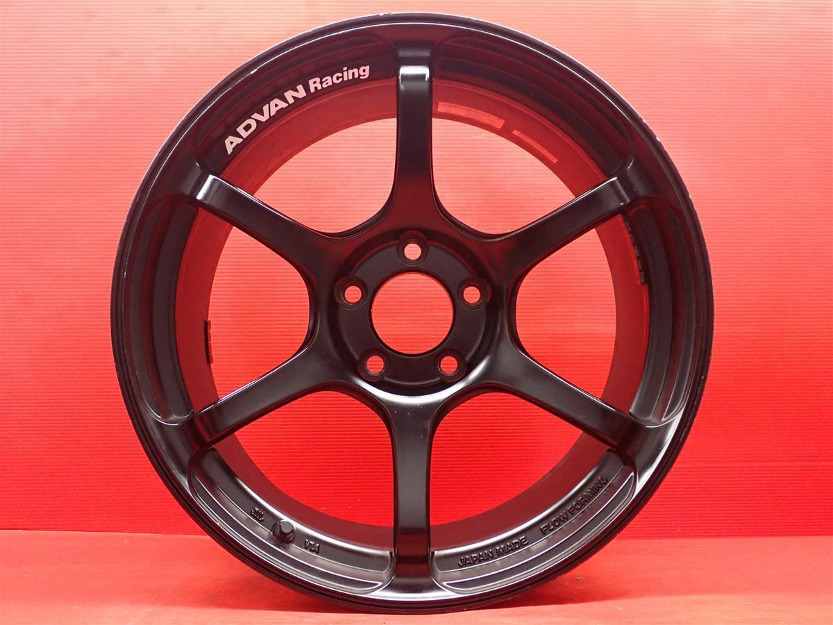 【 ジャンク 】 単品 1本 ADVAN アドバン Racing RGIV レーシングRSIV ★ 9.5J-18 PCD114.3 5穴 +45 ハブ73 ★ ja18_画像1