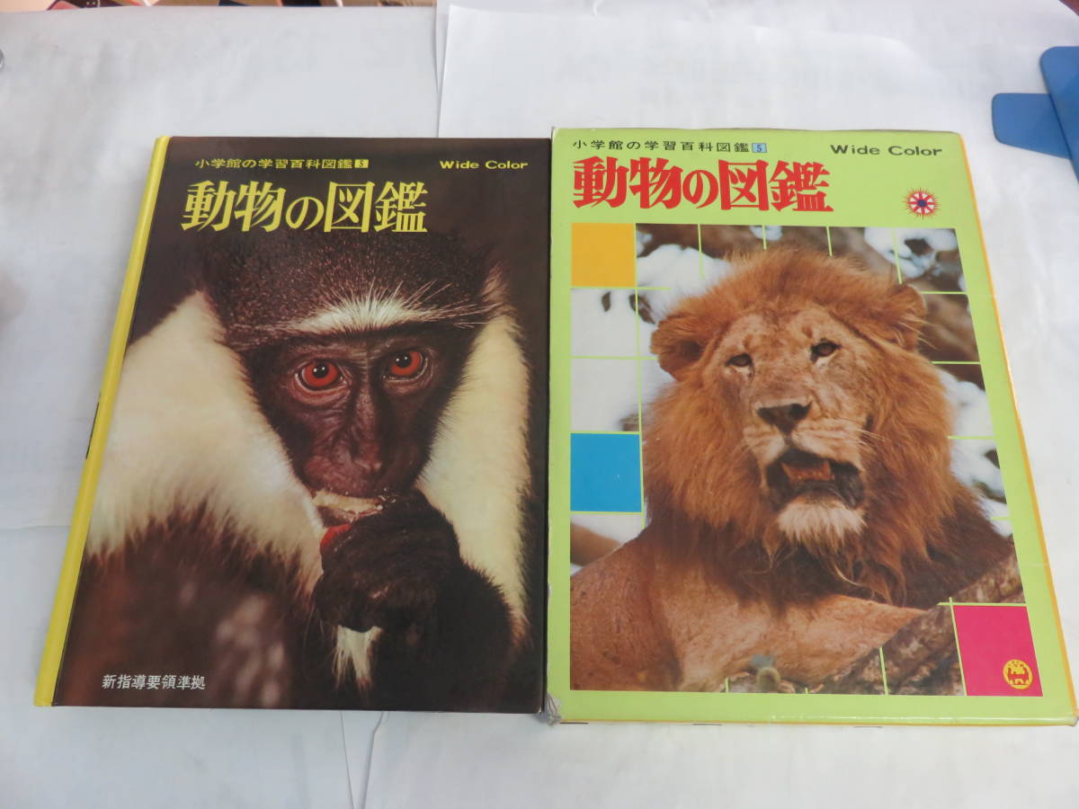 昭和レトロ】動物の図鑑 小学館の学習百科図鑑5 Wide Color 今泉 昭和レトロ】動物の図鑑 小学館の学習百科図鑑5 Wide Color 今泉