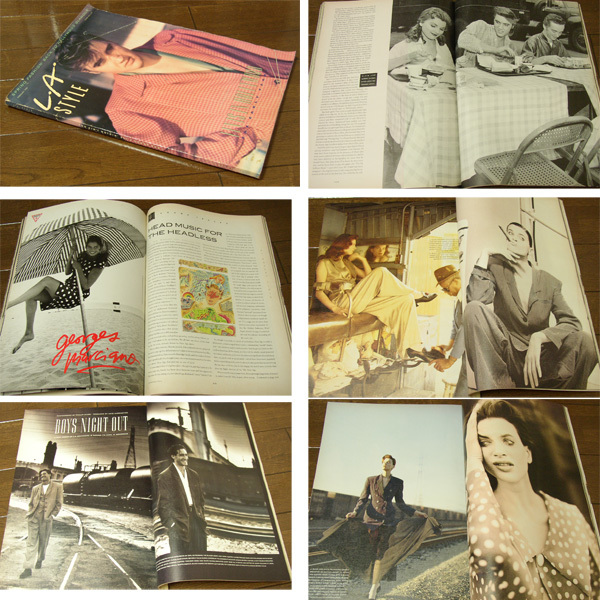 1989年 L.A.STYLE 雑誌,大判,エルヴィス プレスリー,TIFFANY,CHANEL,GUESS,GAP,1980s,アニエス ベー,Elvis Presley,BUDD WISER,_画像2