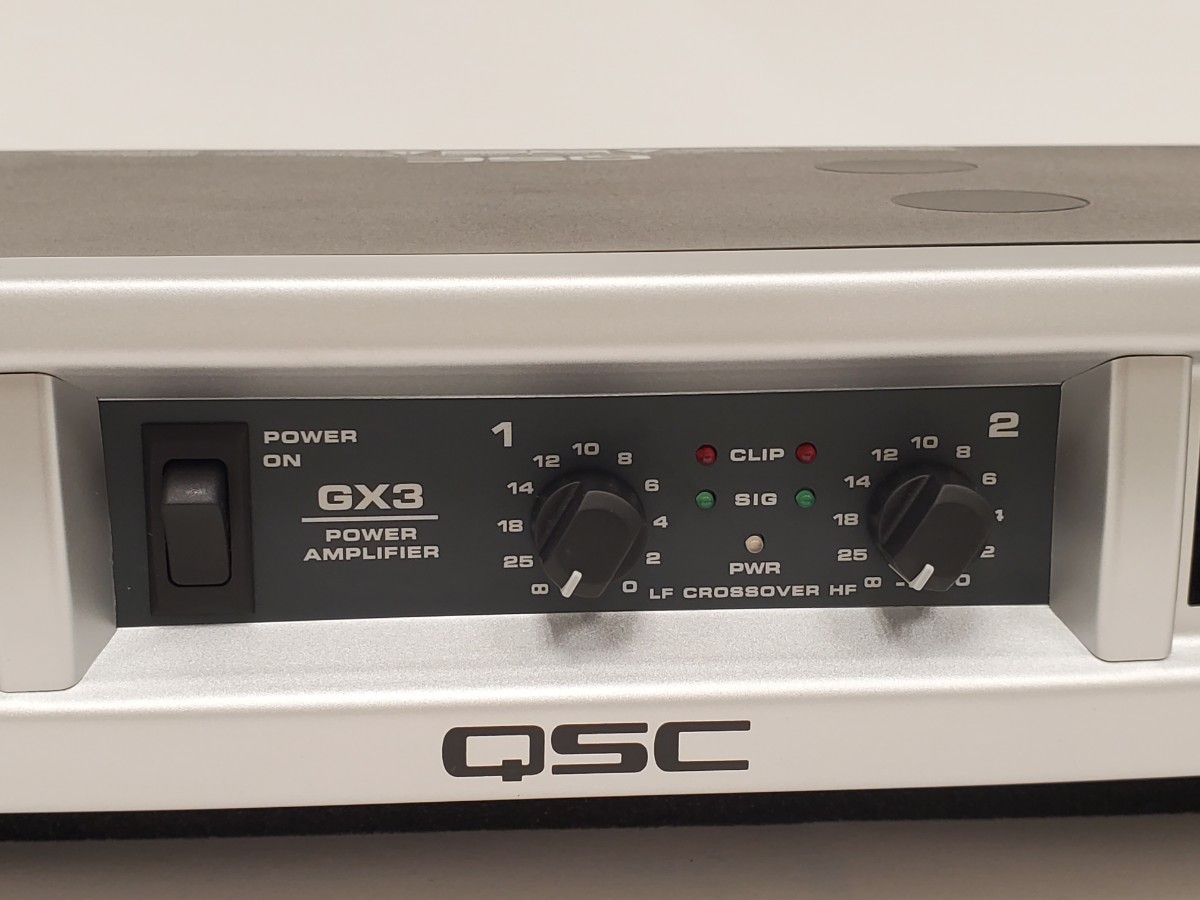 送料無料 QSC GX3 パワーアンプ POWER AMPLIFIER|Yahoo!フリマ 送料無料 QSC GX3 パワーアンプ POWER AMPLIFIER|Yahoo!フリマ
