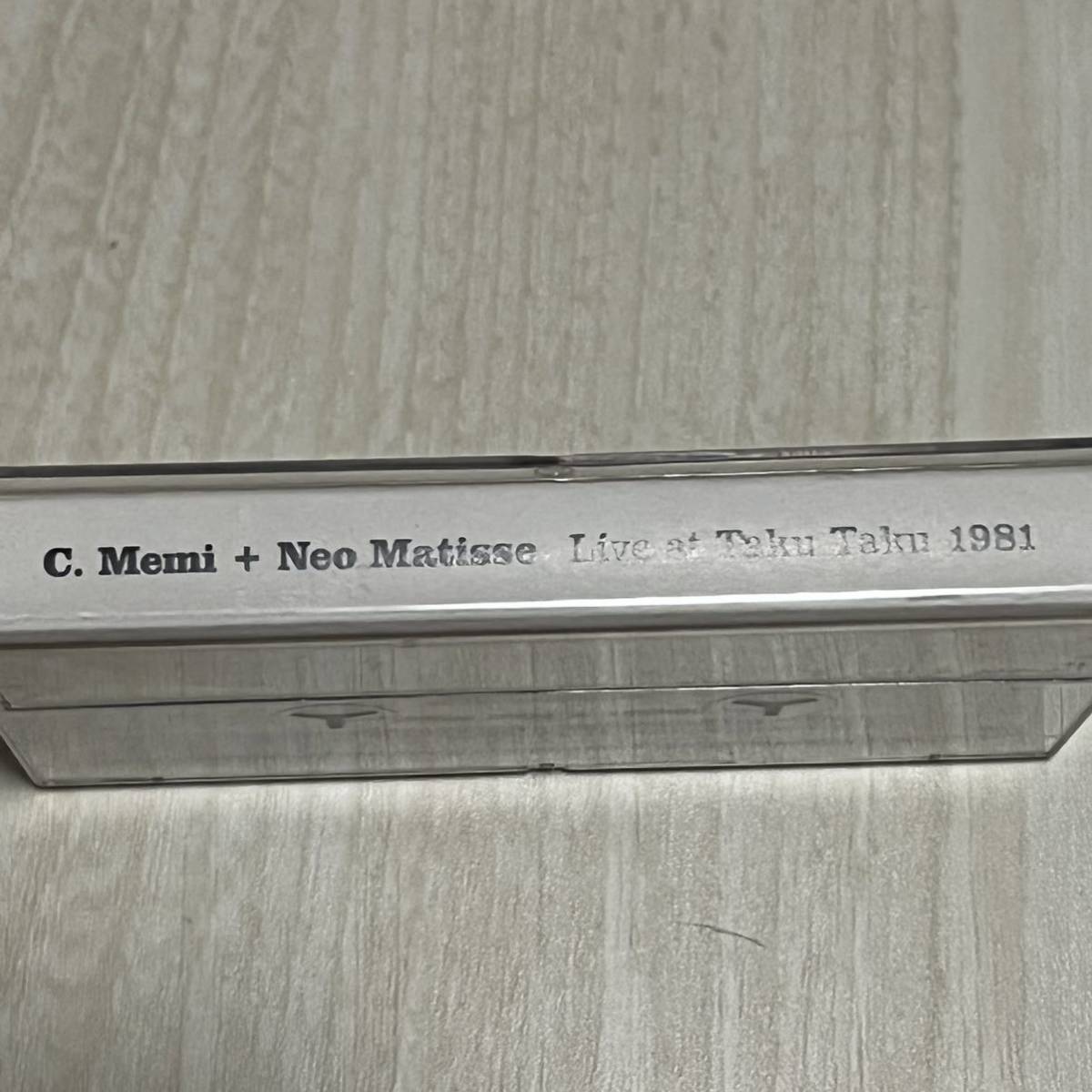 C.Memi + Neo Matisse Live At Taku Taku 1981 カセット_画像2