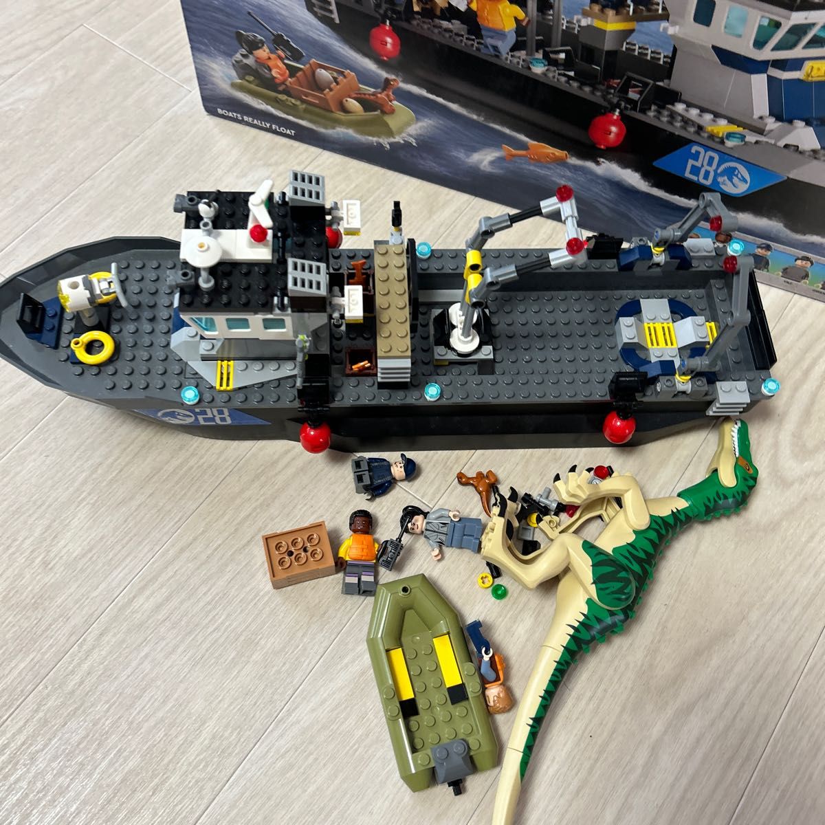 レゴ (LEGO) ジュラシックワールド バリオニクスの水上脱出 76942