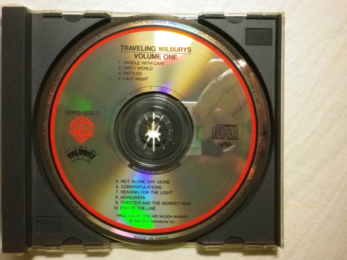 『Traveling Wilburys/Vol.1(1988)』(1988年発売,25P2-2327,廃盤,国内盤,歌詞対訳付,Jeff Lynne,George Harrison,Bob Dylan,Tom Petty)_画像3