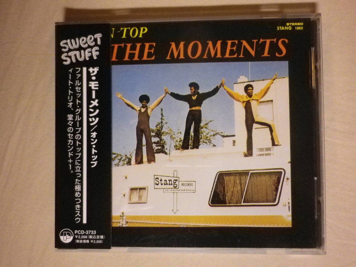 『The Moments/On Top(1971)』(1994年発売,PCD-3733,廃盤,国内盤帯付,日本語解説付,All I Have,I Can't Help It,That's How It Feels,Soul)_画像1