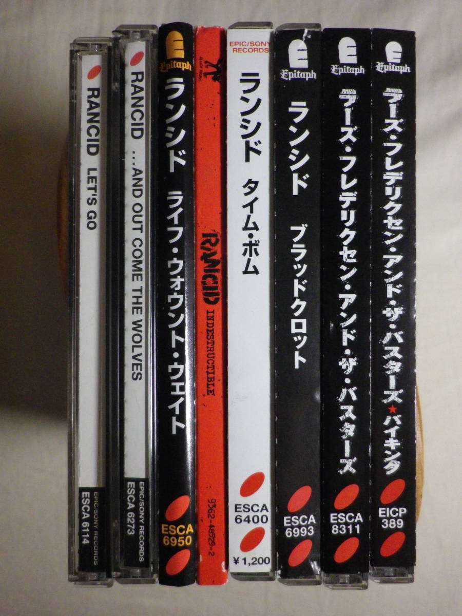 『Rancid 関連CD8枚セット』(帯付有,Lars Frederiksen,Let's Go,And Out Come The Wolves,Life Won’t Wait,Time Bomb,Bastards,Viking)_画像2