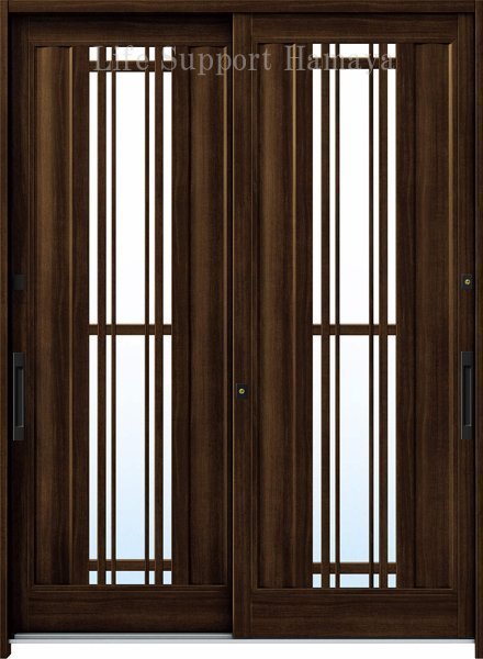 【オンライン限定商品】 れん樹 玄関引戸 YKK アルミサッシ B10W 複層 ランマ通し 半外付 窓、サッシ