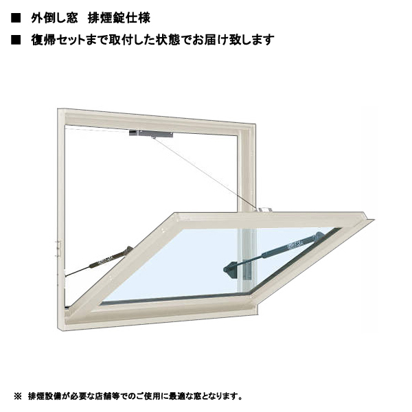 お歳暮 アルミサッシ YKK 装飾窓 フレミングＪ 外倒し窓 排煙錠仕様