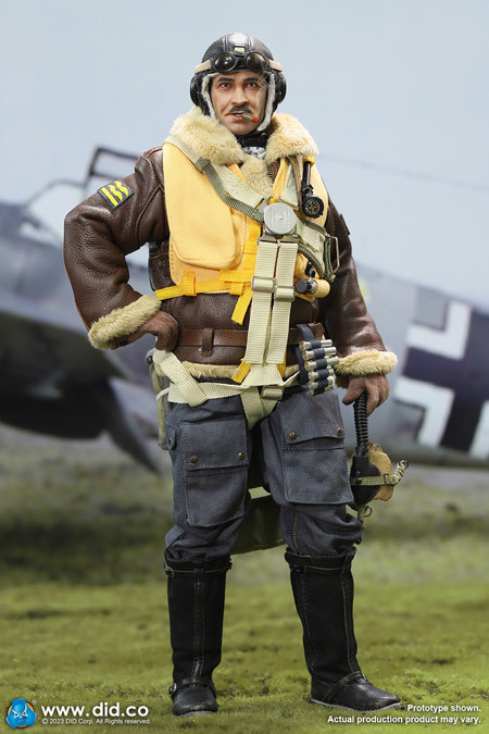 D80165 アドルフ・ガーランド 1/6スケールフィギュア DID WW2 German Luftwaffe Ace Pilot - Adolf Galland 第二次大戦 ドイツ空軍の画像1