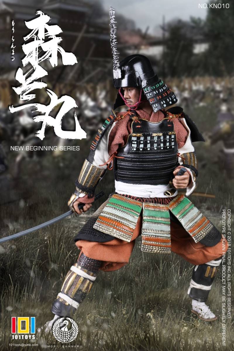 101TOYS KN010 森蘭丸 1/6スケールフィギュア NEW BEGINNER SERIES 戦国武将 侍 武士 _画像3