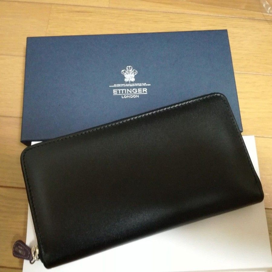 エッティンガー　長財布　ETTINGER ラウンドファスナー財布コレクションLARGE ZIP AROUND PURSE　メンズ