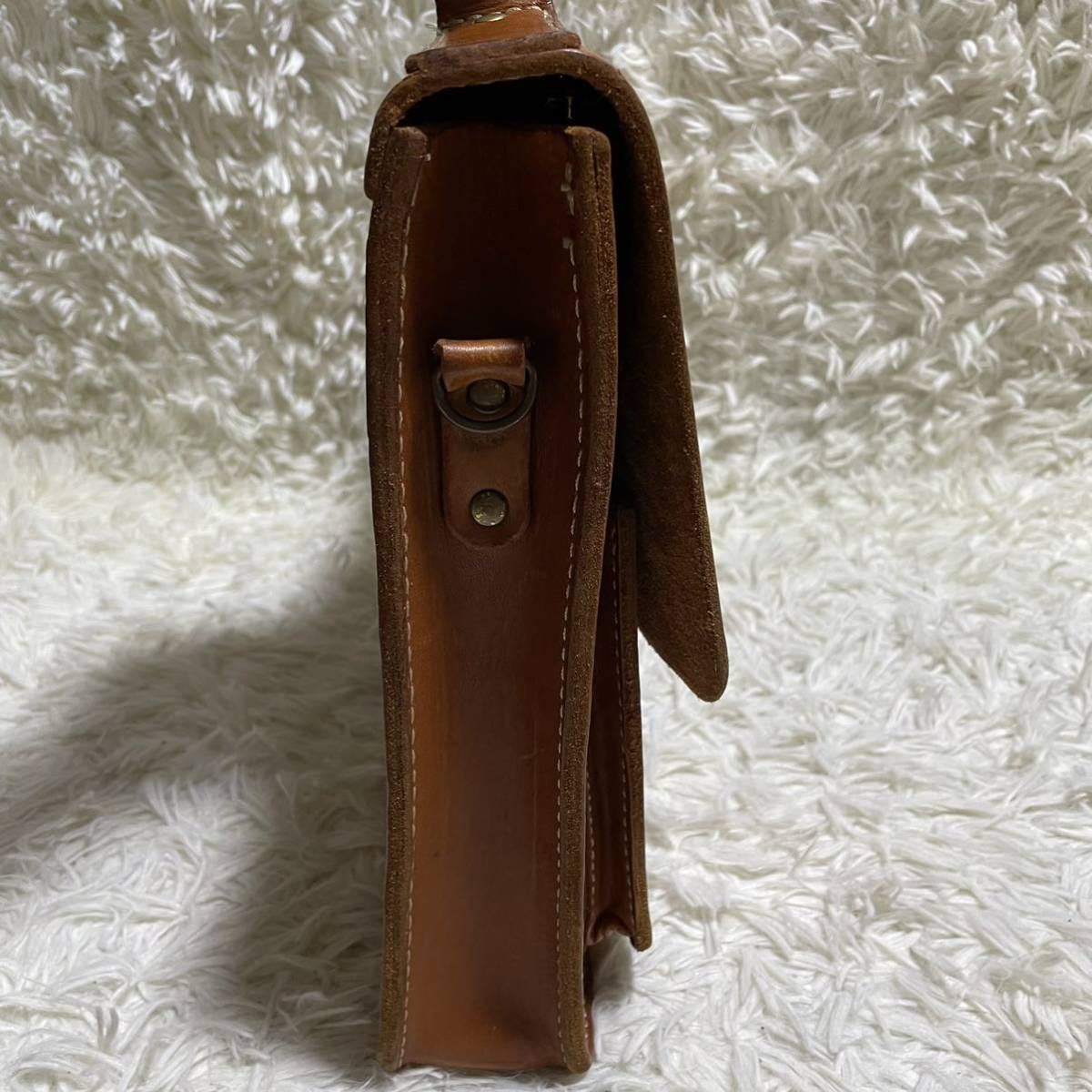 1円 極美品 HERZ ヘルツ ブリーフケース ビジネスバッグ ショルダー