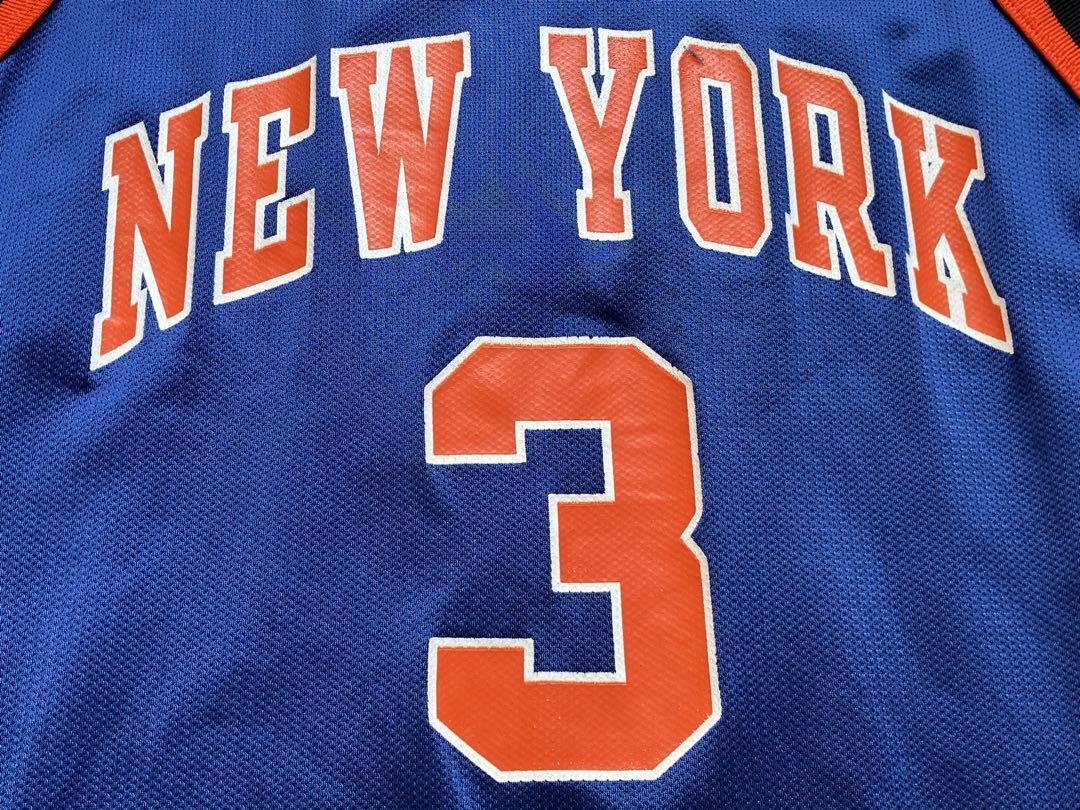 ★希少 NBA STARKS #3 ジョン・スタークス KNICKS ニューヨーク・ニックス Champion チャンピオン ヴィンテージ  ユニフォーム シャツ