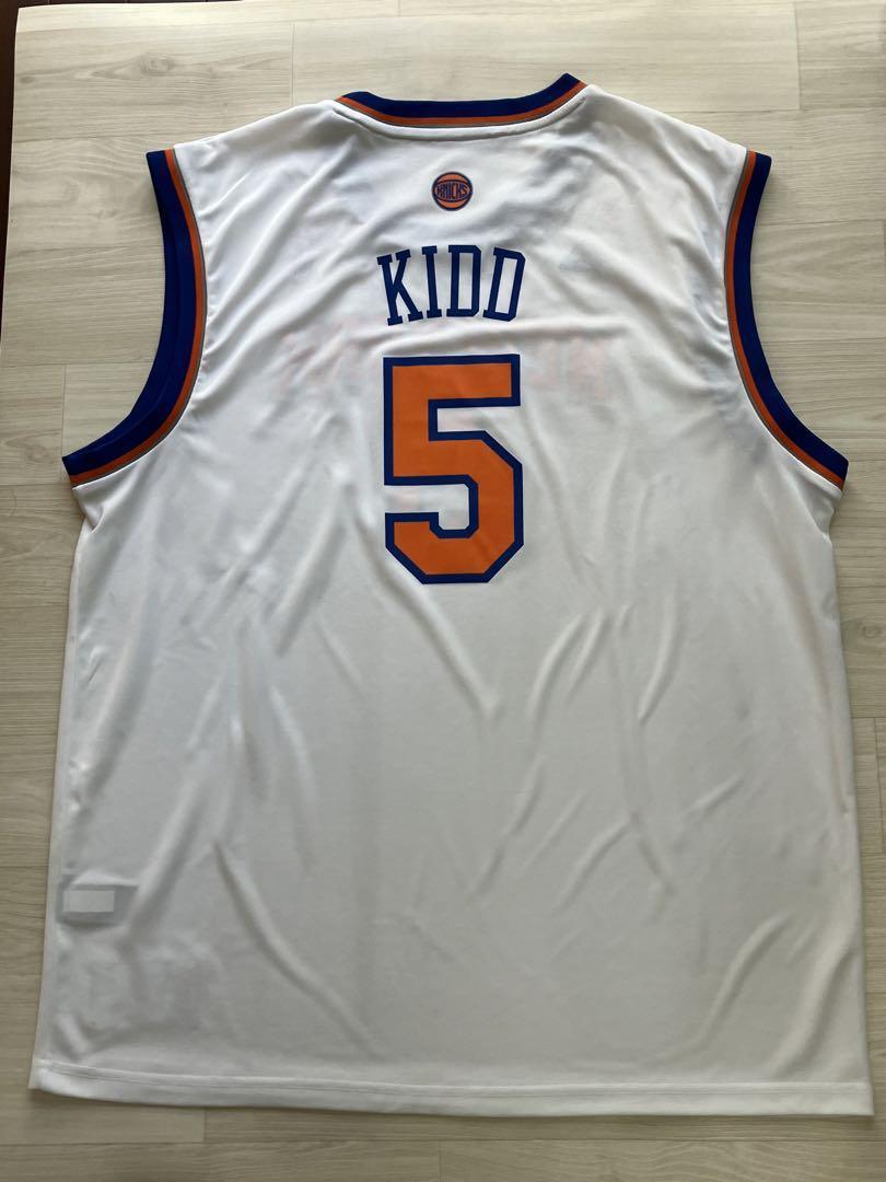 【激レア】 NBA　KIDD ＃5 ジェイソン・キッド KNICKS ニューヨーク・ニックス adidas アディダス ユニフォーム ジャージ バスケ XL　美品_画像3