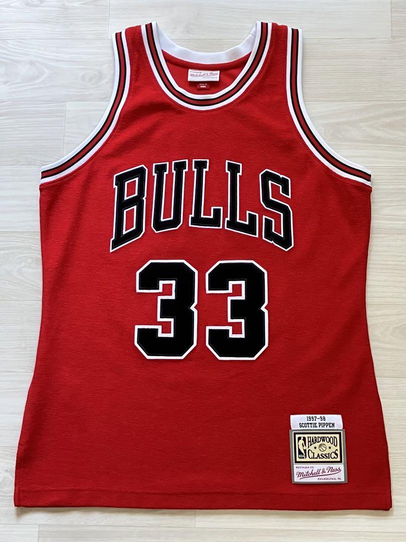 激安通販 PIPPEN BULLS NBA 美品 #33 刺繍 ユニフォーム スウィング