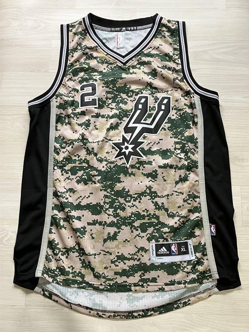 ☆美品 NBA カワイ・レナード SPURS スパーズ ユニフォーム 迷彩-