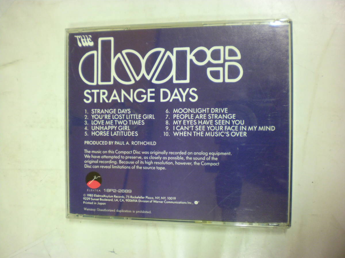 CDアルバム[ THE DOORS ドアーズ ]STRANGE DAYS 10曲 送料無料_画像2