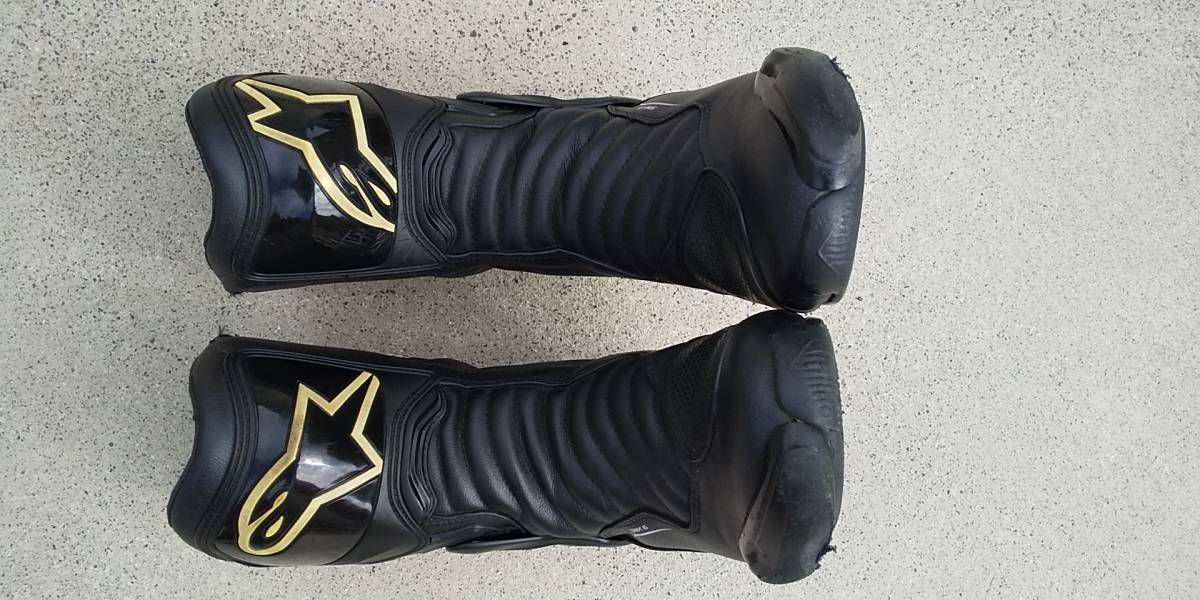 alpinestars STELLA SMX-6 v2 EU40/JPN25.5 中古_ロゴマークは紫外線で黄ばみあり