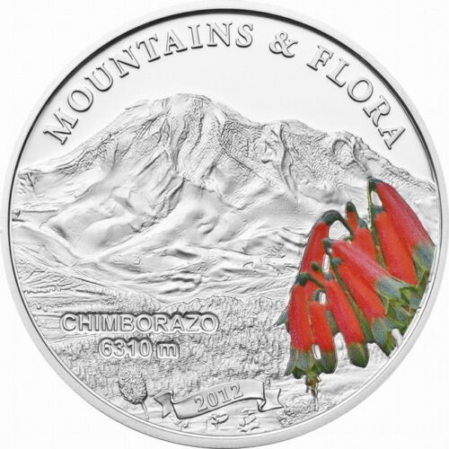 正規激安 A173.83/096 パラオ 2012 山の植物（Chimborazzo） 5$ 銀貨