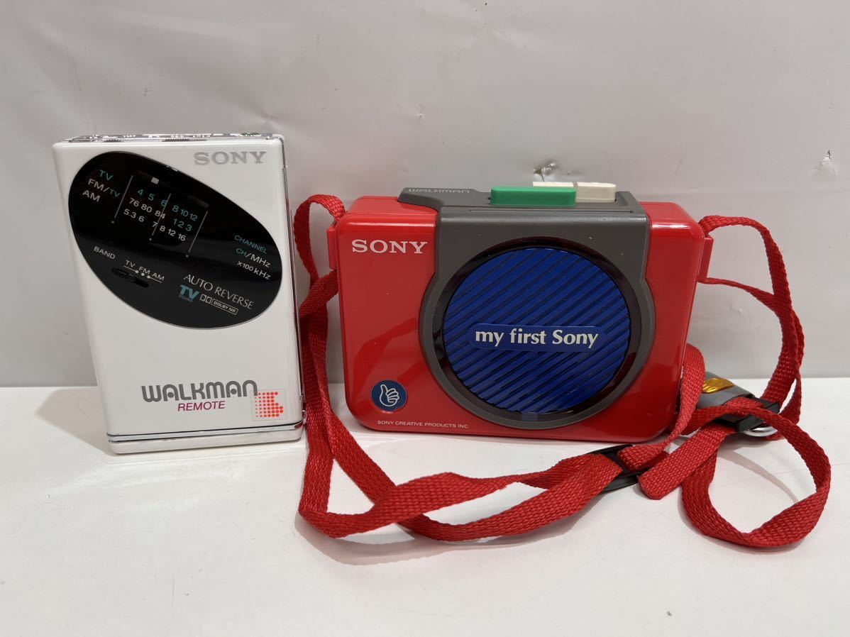 2 SONY WM-3060 WALKMAN my first sony WM-F109 カセットプレイヤー