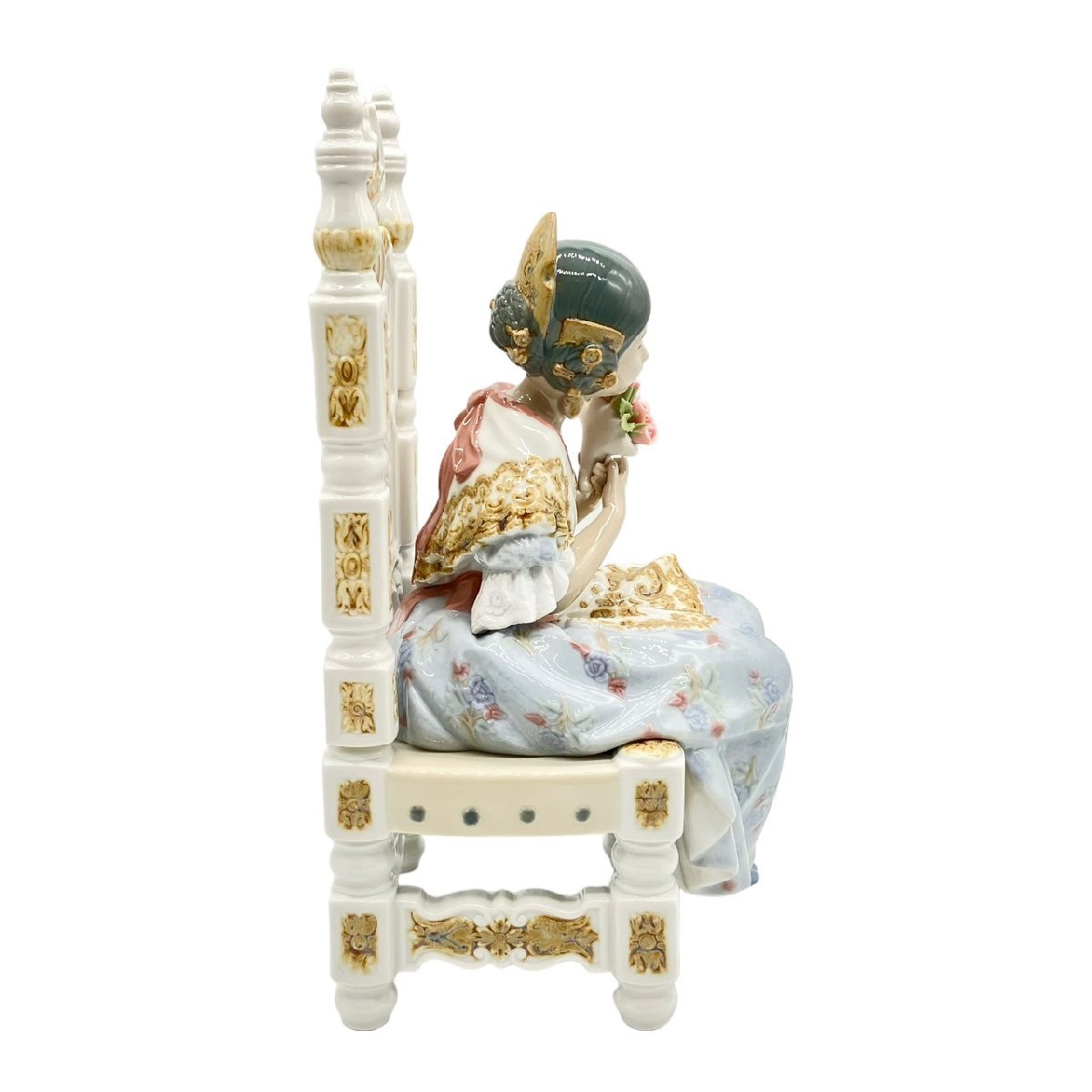 美品 リヤドロ LLADRO 1396 バレンシアの少女 陶器 人形 フィギュリン