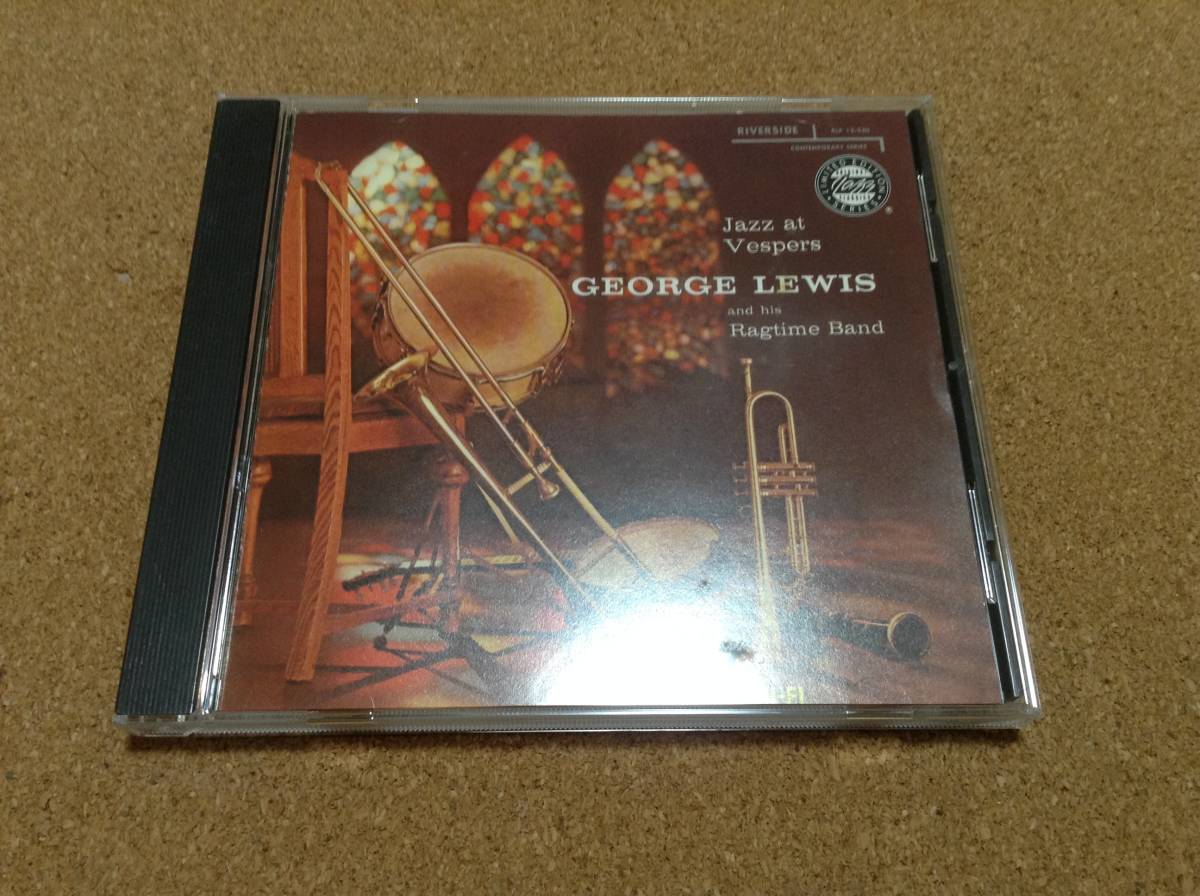 GEORGE LEWIS AND HIS RAGTIME BAND ジョージ・ルイス／JAZZ AT VESPERS　_画像1