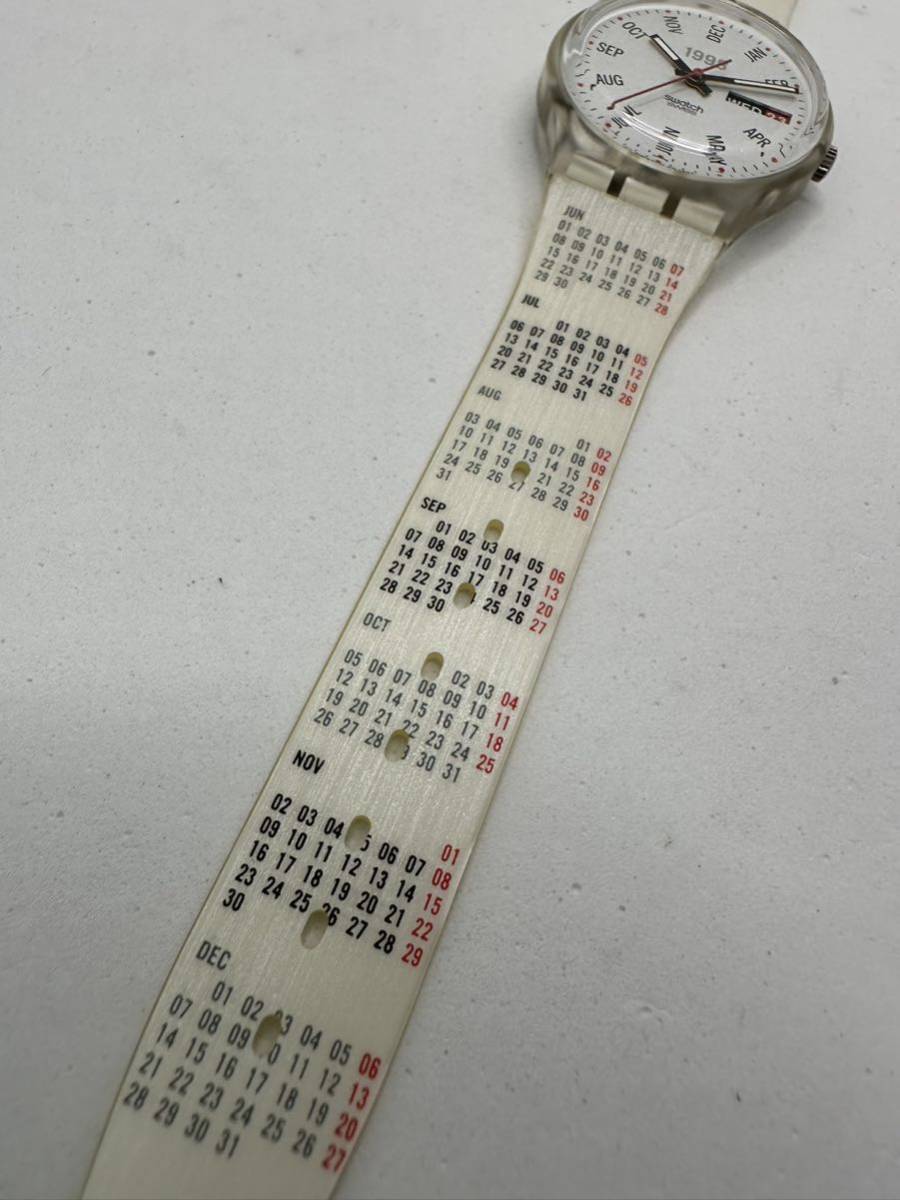 【SWATCH】1998 カレンダー　クォーツ 腕時計 未使用品　店舗在庫品　21_画像4