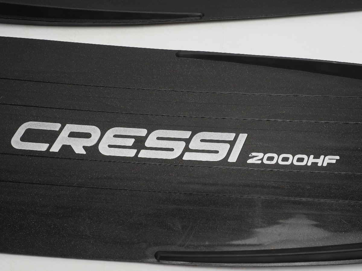 未使用 CRESSI-SUB クレッシーサブ 2000HF ロングフィン サイズ42-43(約26-26.5cm) フリーダイビング [3F-54586]の画像5