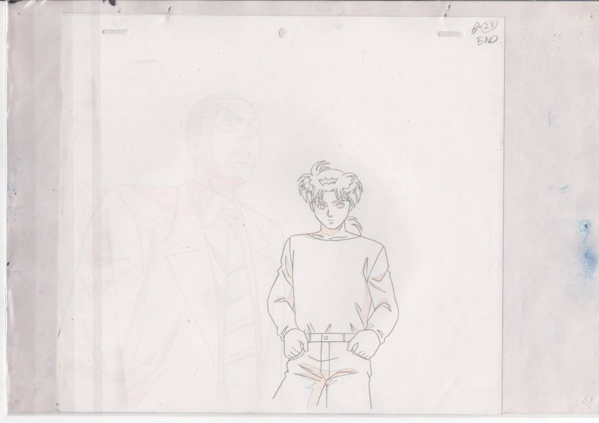 金田一少年の事件簿 直筆背景付 セル画 4 ♯ 原画 イラスト 金田一少年の事件簿 直筆背景付 セル画 4 ♯ 原画 イラスト