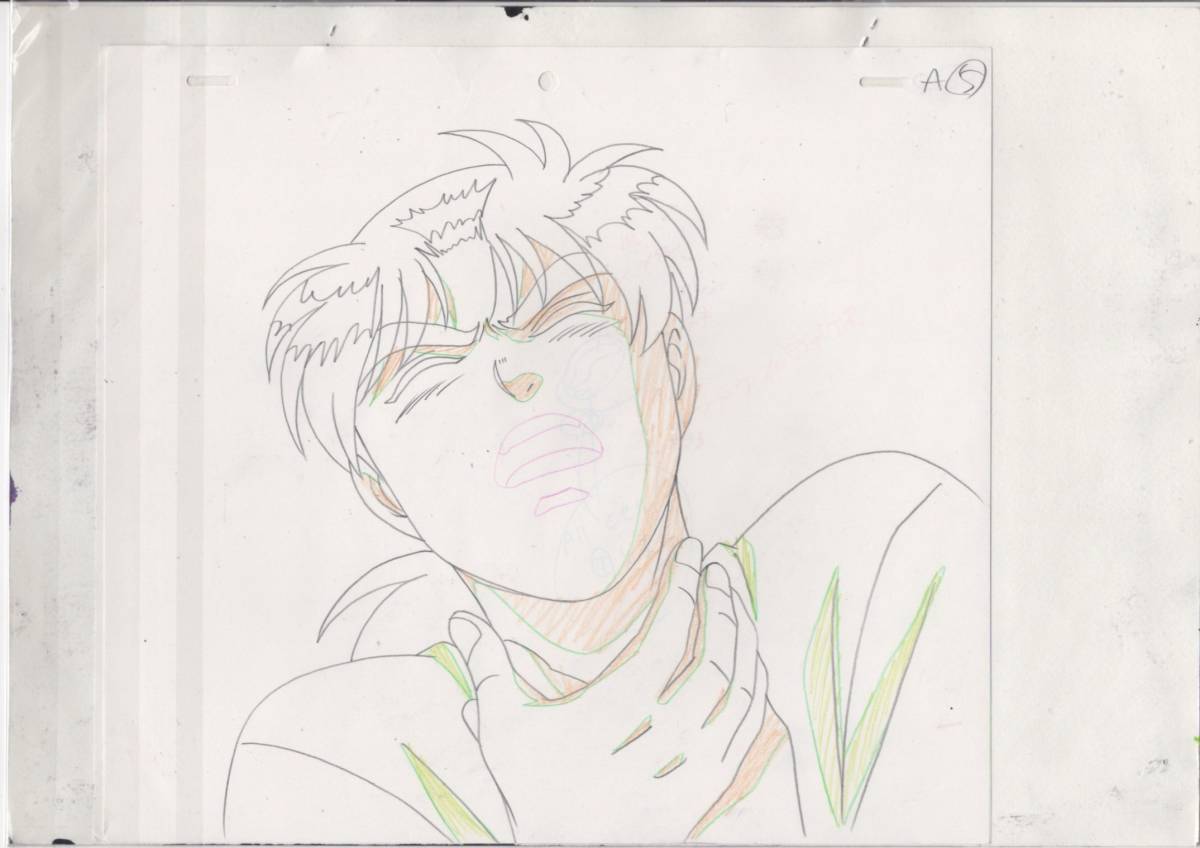 金田一少年の事件簿 直筆背景付 セル画 4 ♯ 原画 イラスト 金田一少年の事件簿 直筆背景付 セル画 4 ♯ 原画 イラスト